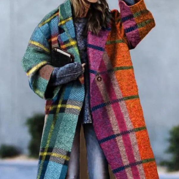 Abigail | Modern Charm Plaid Coat