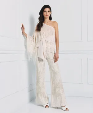Access Fashion Vanilla Trouser With Decoration