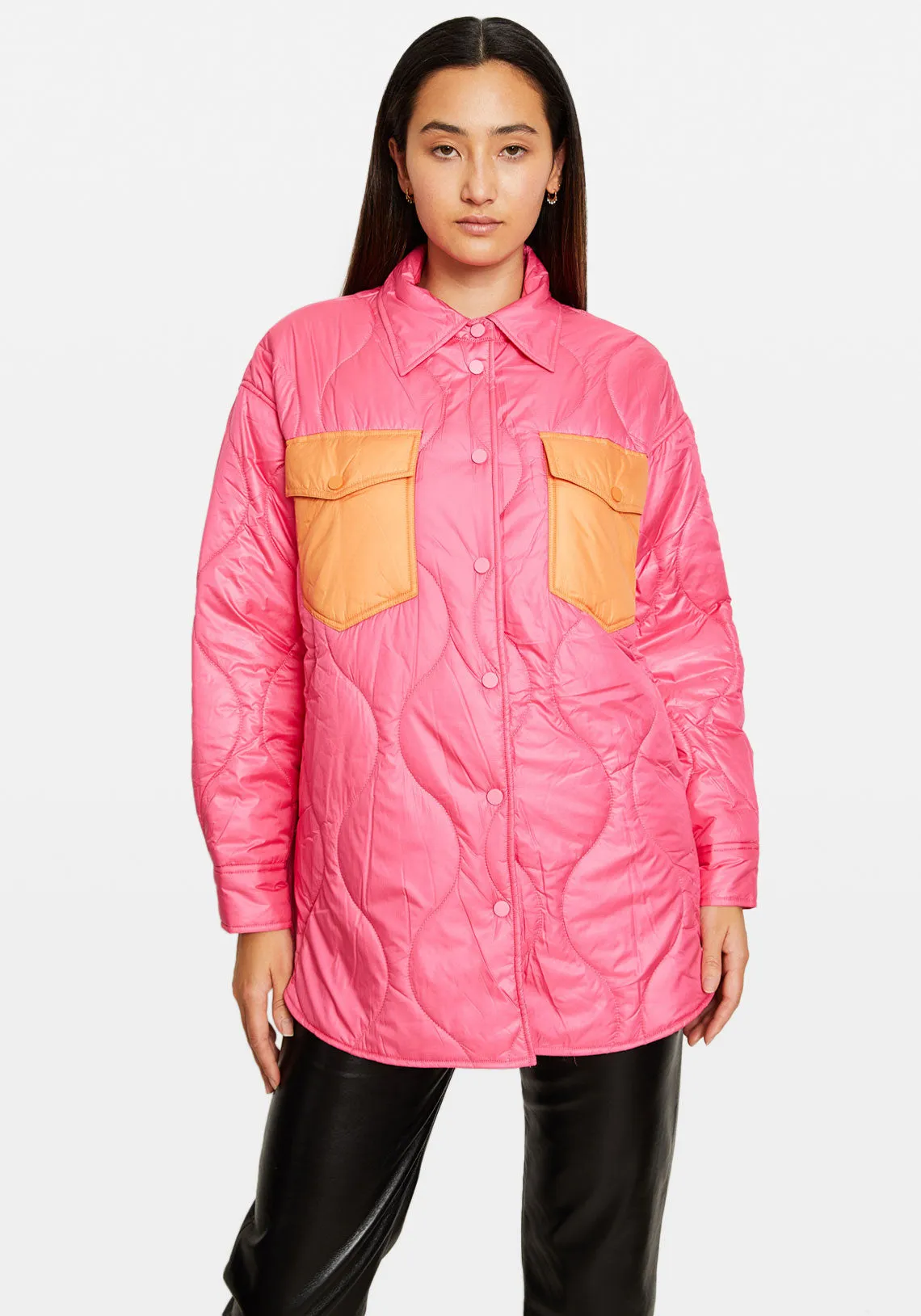 BUCKLEY JACKET ORANGE PINK