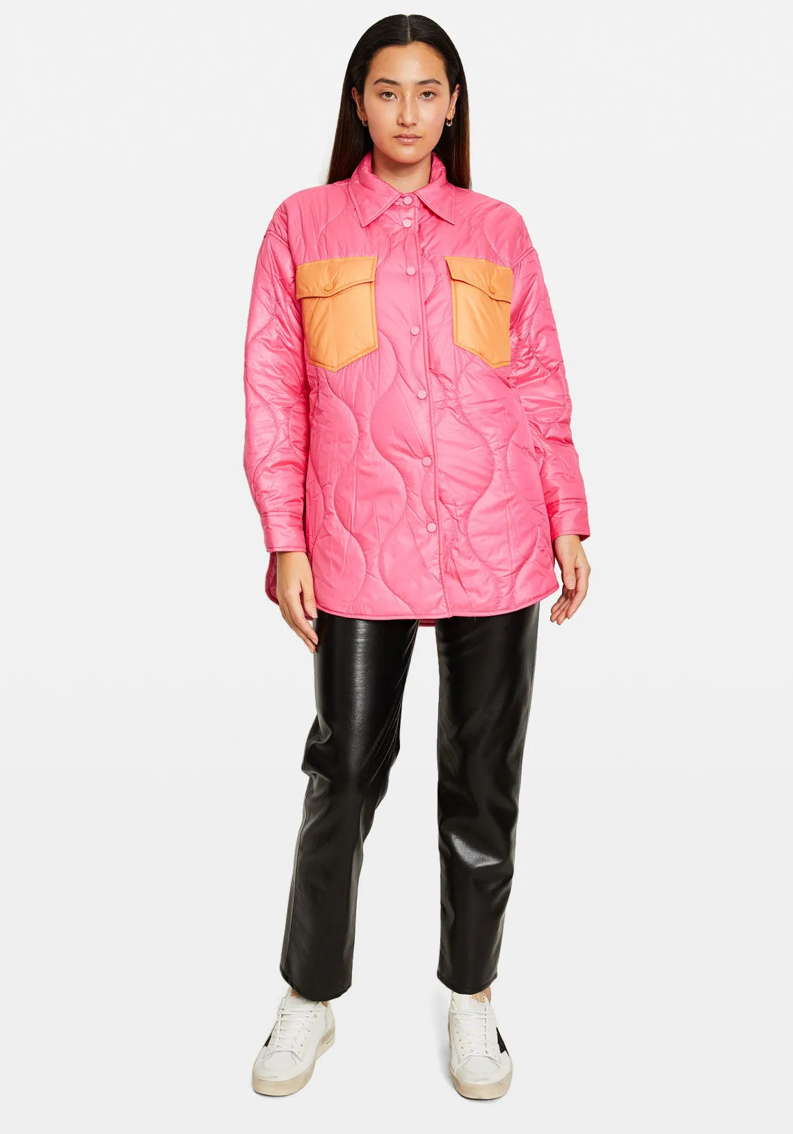 BUCKLEY JACKET ORANGE PINK