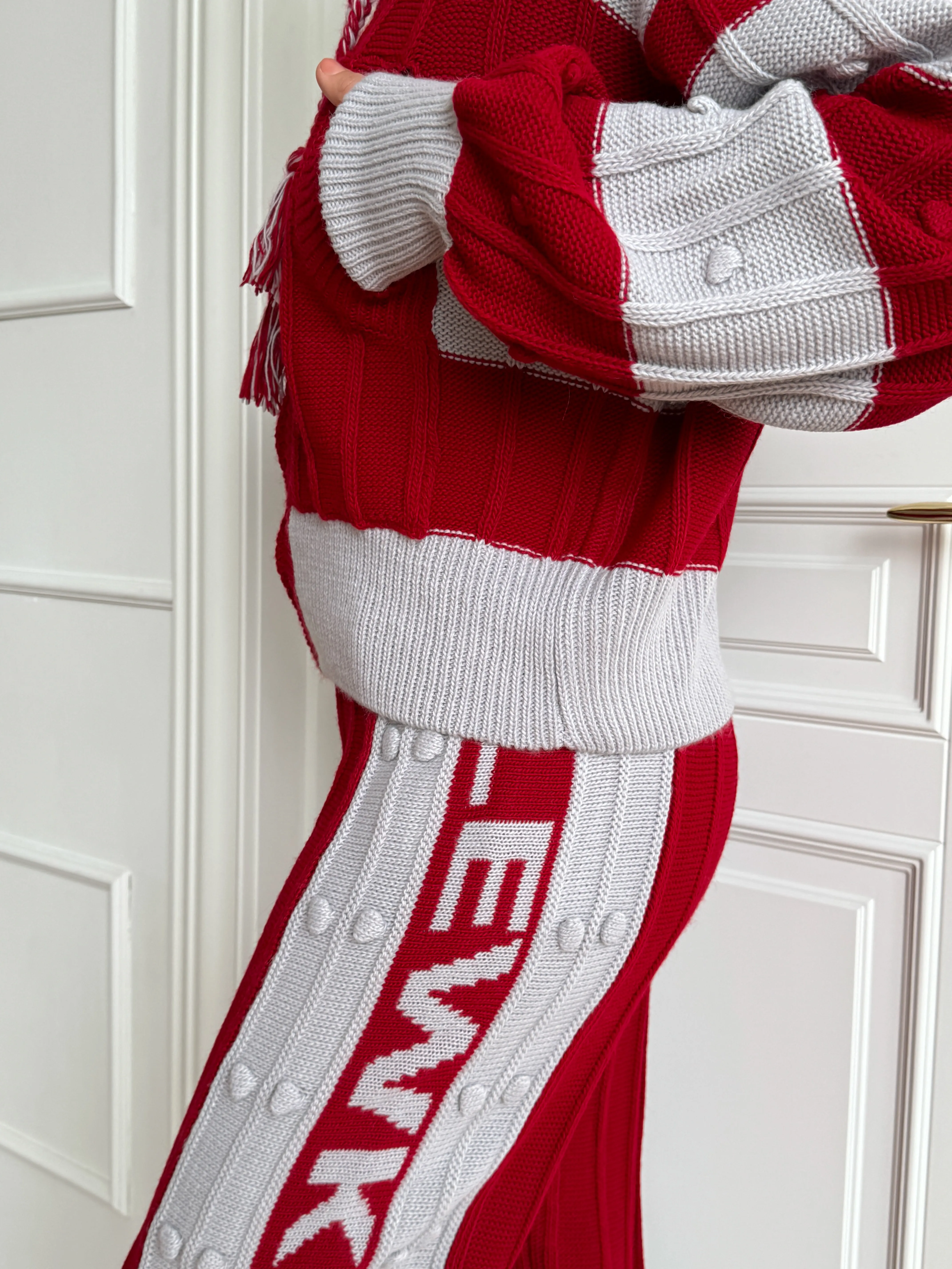 Cherry Boho Knitwear Set - Cozy, Stylish & Versatile