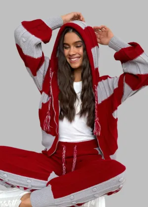 Cherry Boho Knitwear Set - Cozy, Stylish & Versatile