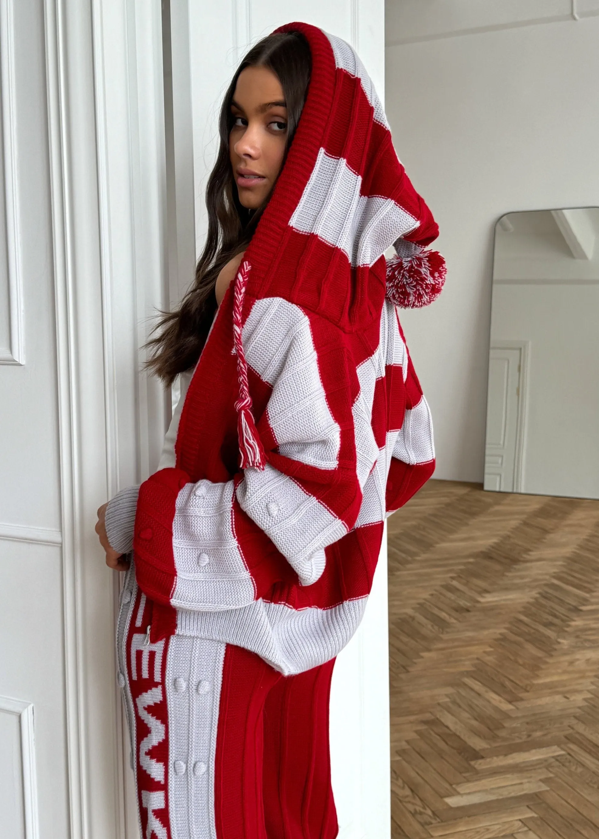 Cherry Boho Knitwear Set - Cozy, Stylish & Versatile