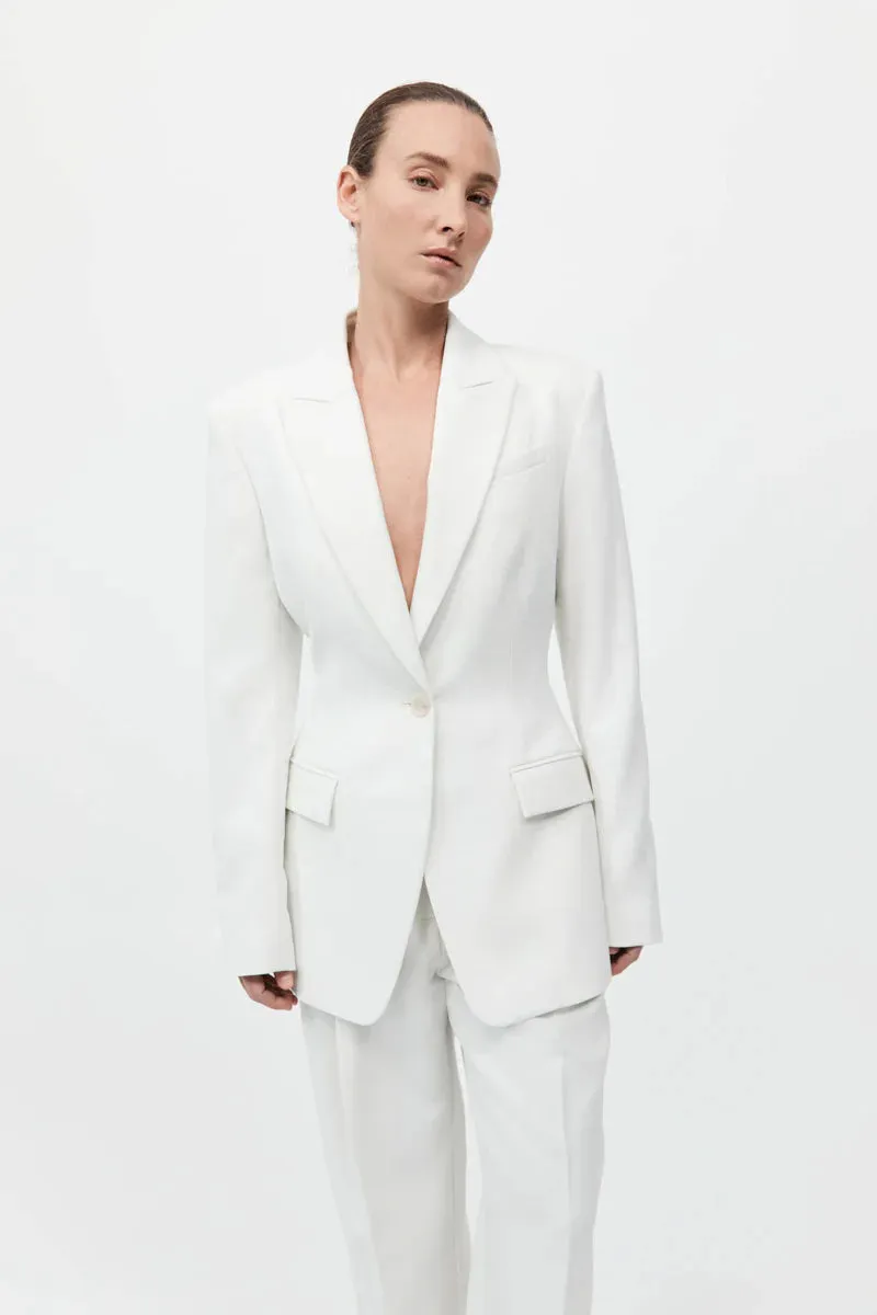 Contour Blazer in White