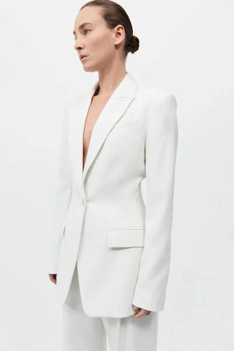 Contour Blazer in White