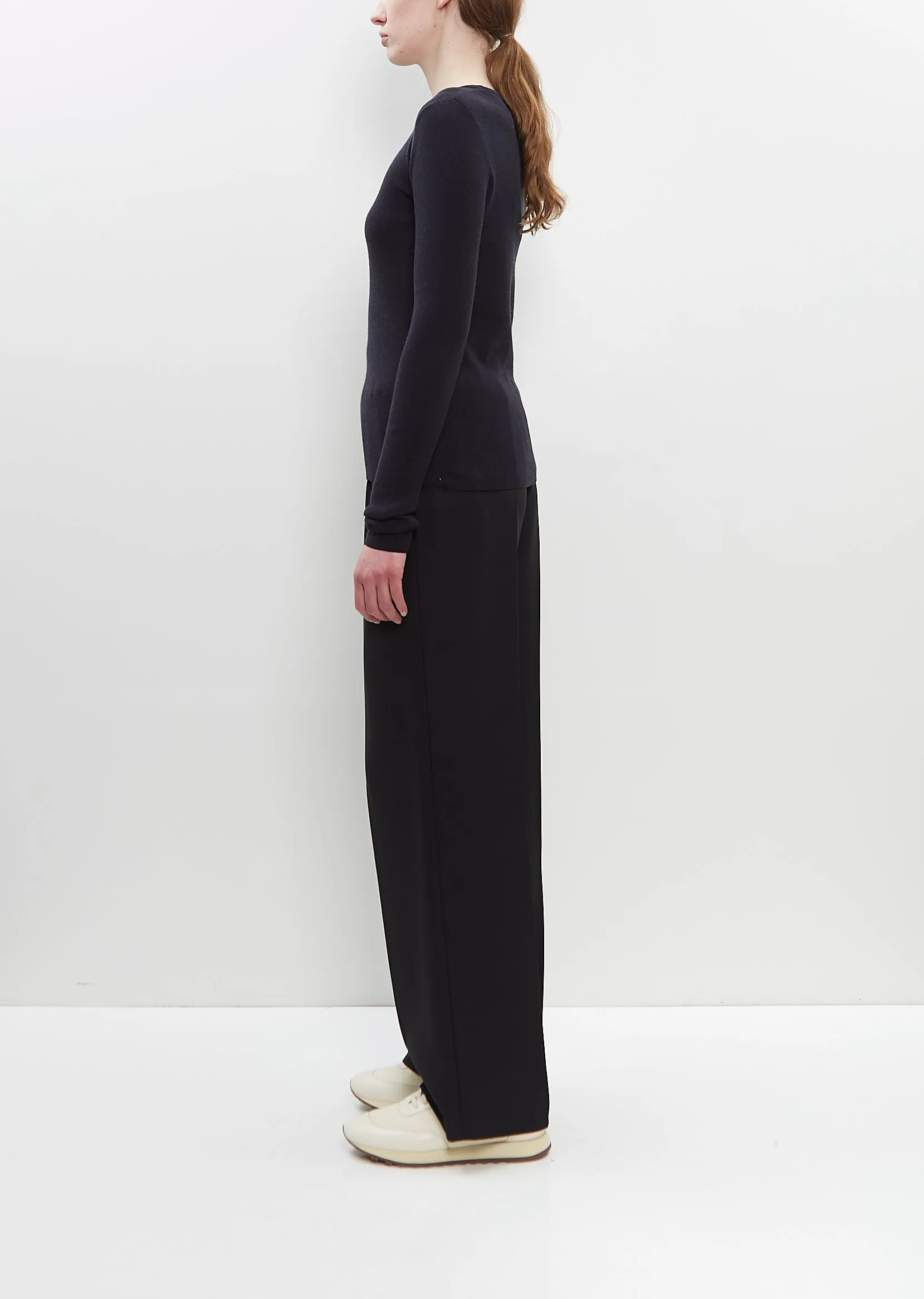 Cotton Cashmere n°392 Eel Top — Navy