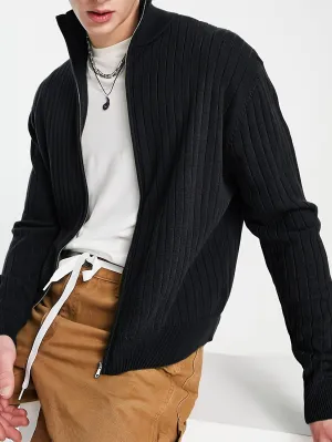 DARNIX | Trendy Ribbed Knitted Mens Cardigan