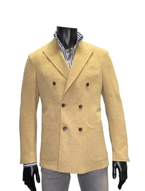 DOUBLE BREASTED PEAK LAPEL BLAZER - DEBONAIR