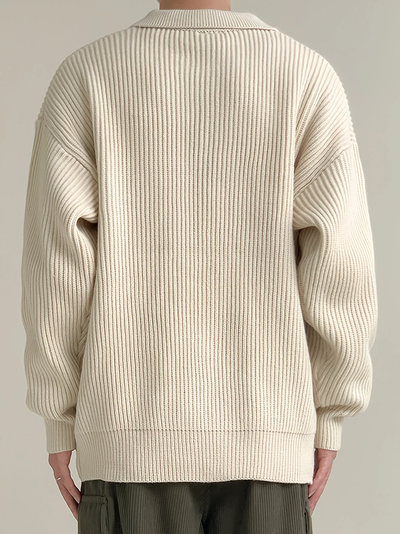 FENLUX | Mens Casual Knitted Cardigan with Long Sleeves