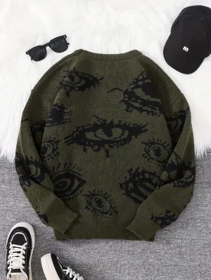 FENMAR | Graphic Autumn/Winter Sweater with Long Sleeves