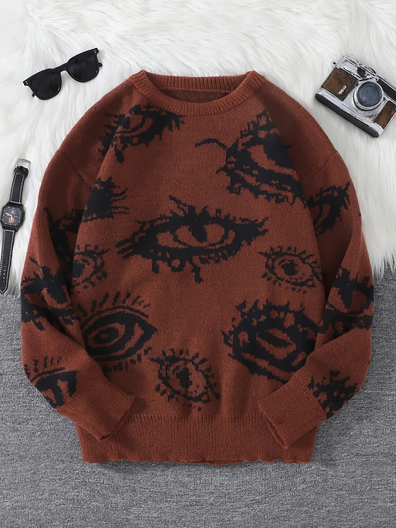 FENMAR | Graphic Autumn/Winter Sweater with Long Sleeves