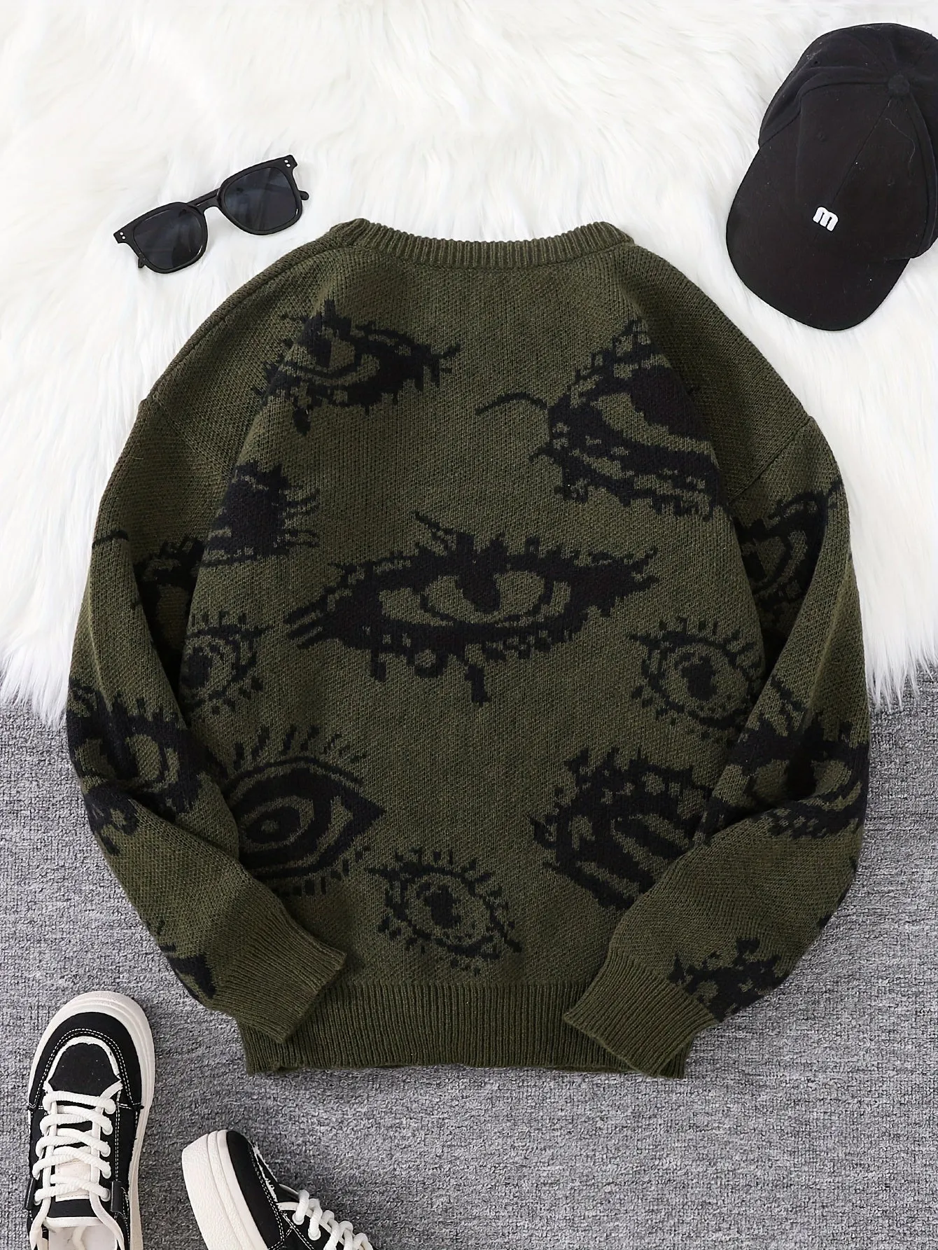 FENMAR | Graphic Autumn/Winter Sweater with Long Sleeves
