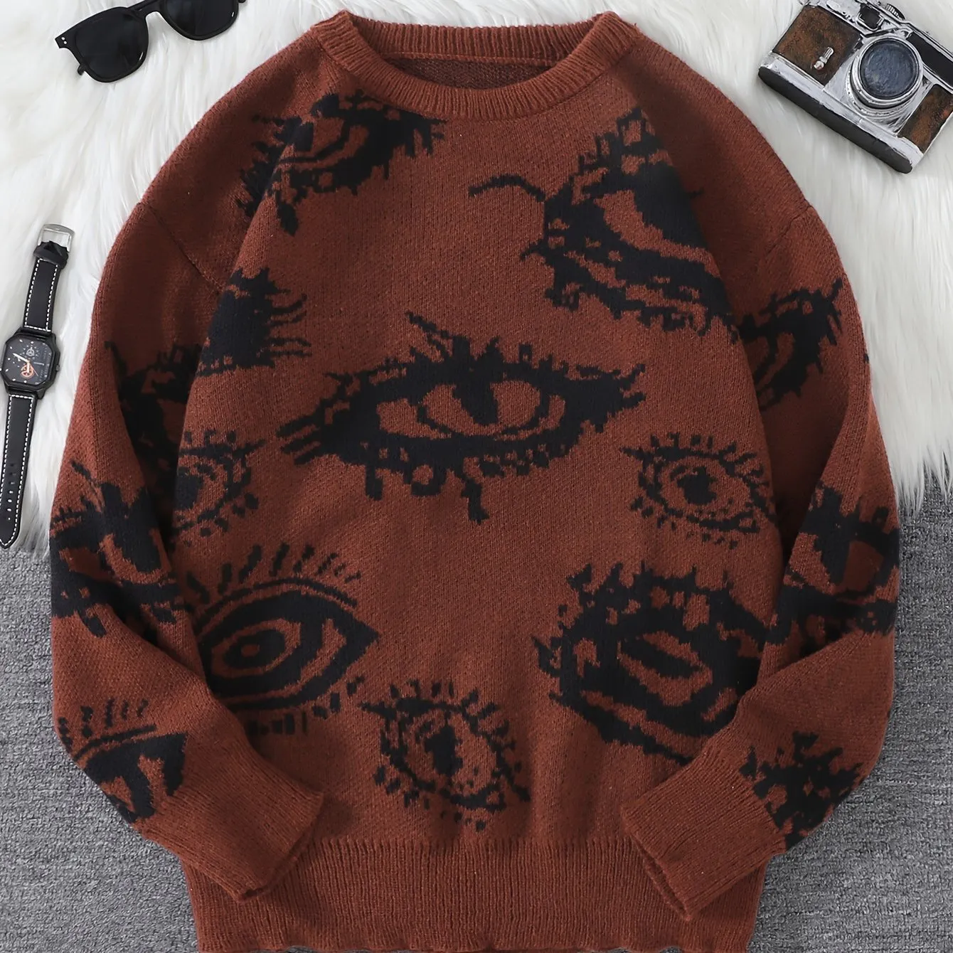 FENMAR | Graphic Autumn/Winter Sweater with Long Sleeves
