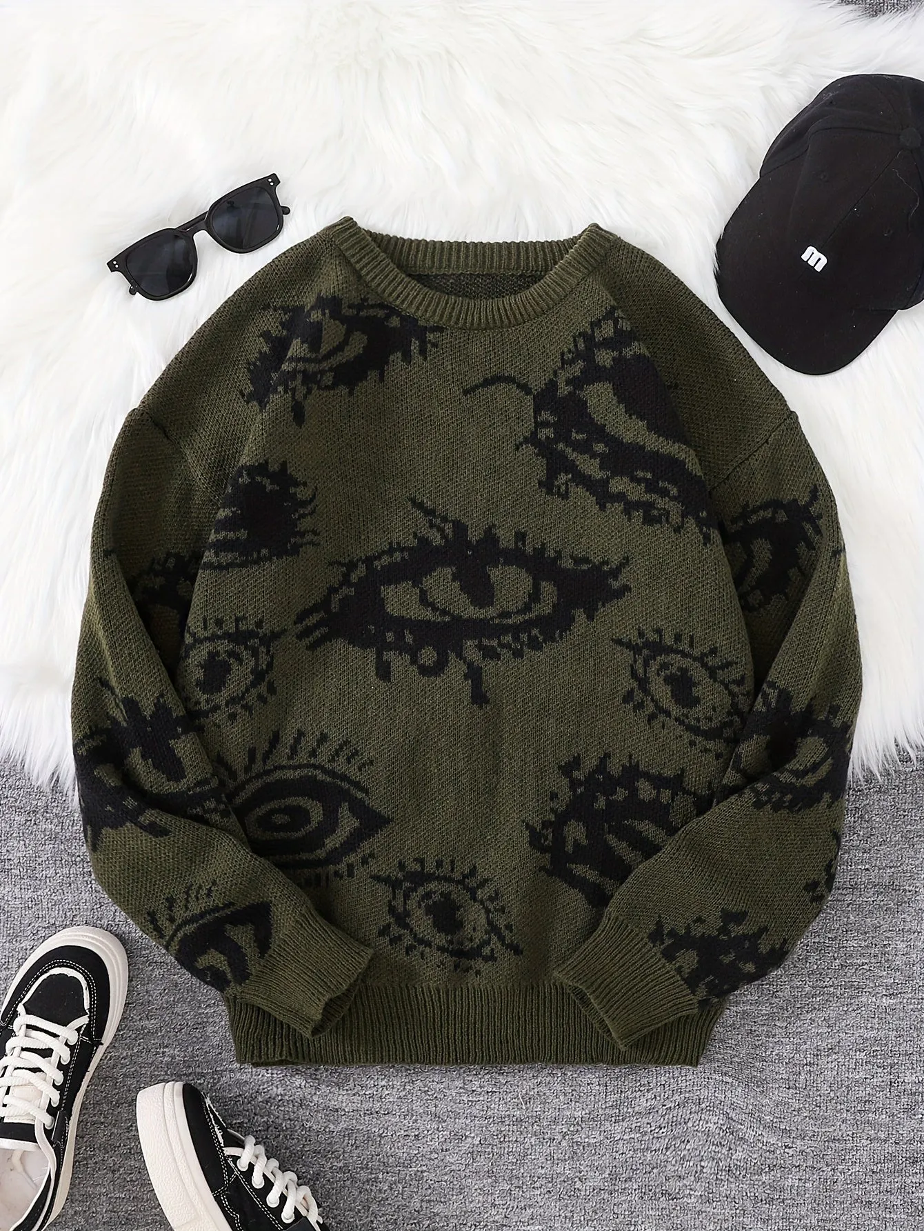 FENMAR | Graphic Autumn/Winter Sweater with Long Sleeves