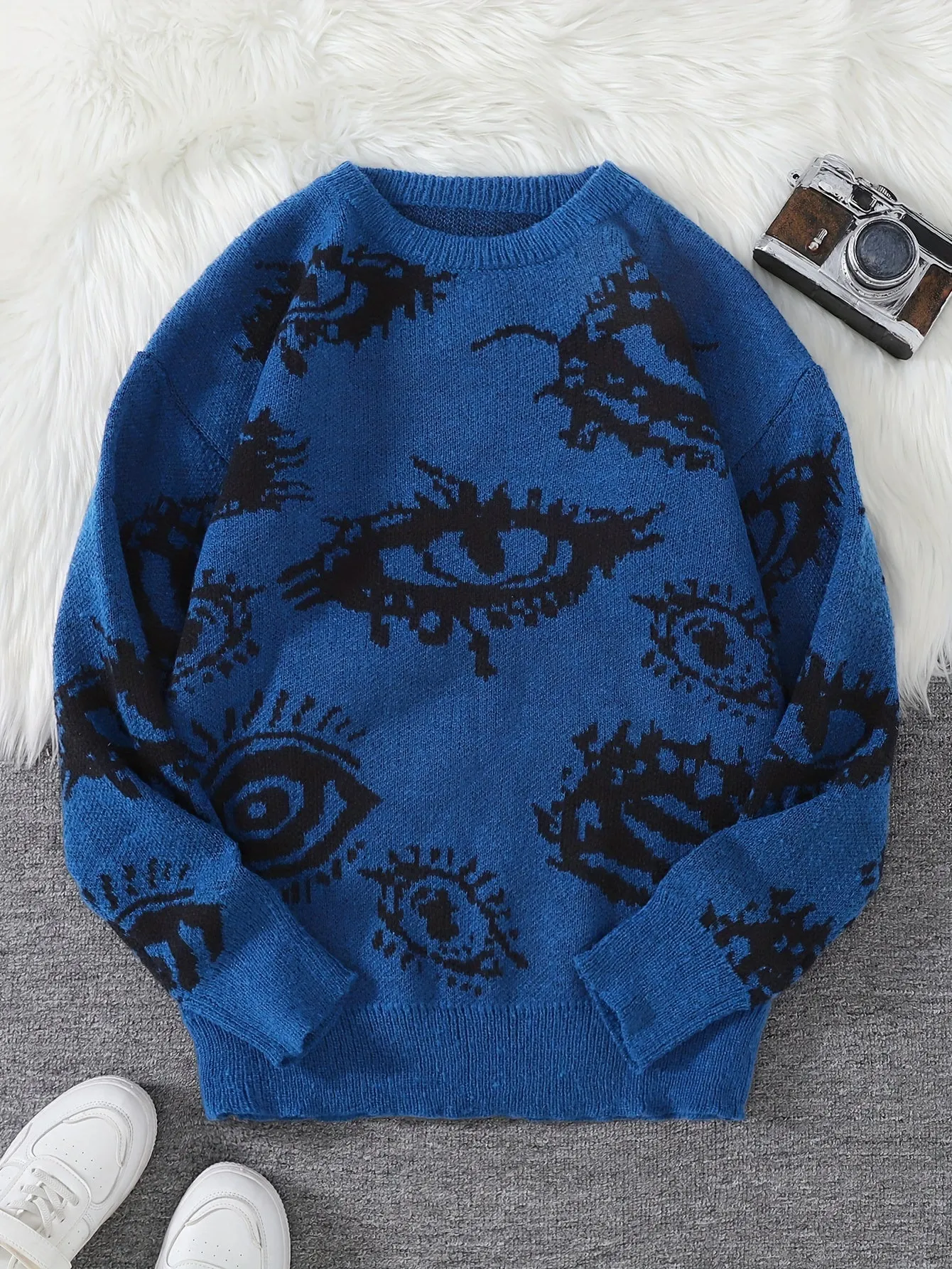 FENMAR | Graphic Autumn/Winter Sweater with Long Sleeves