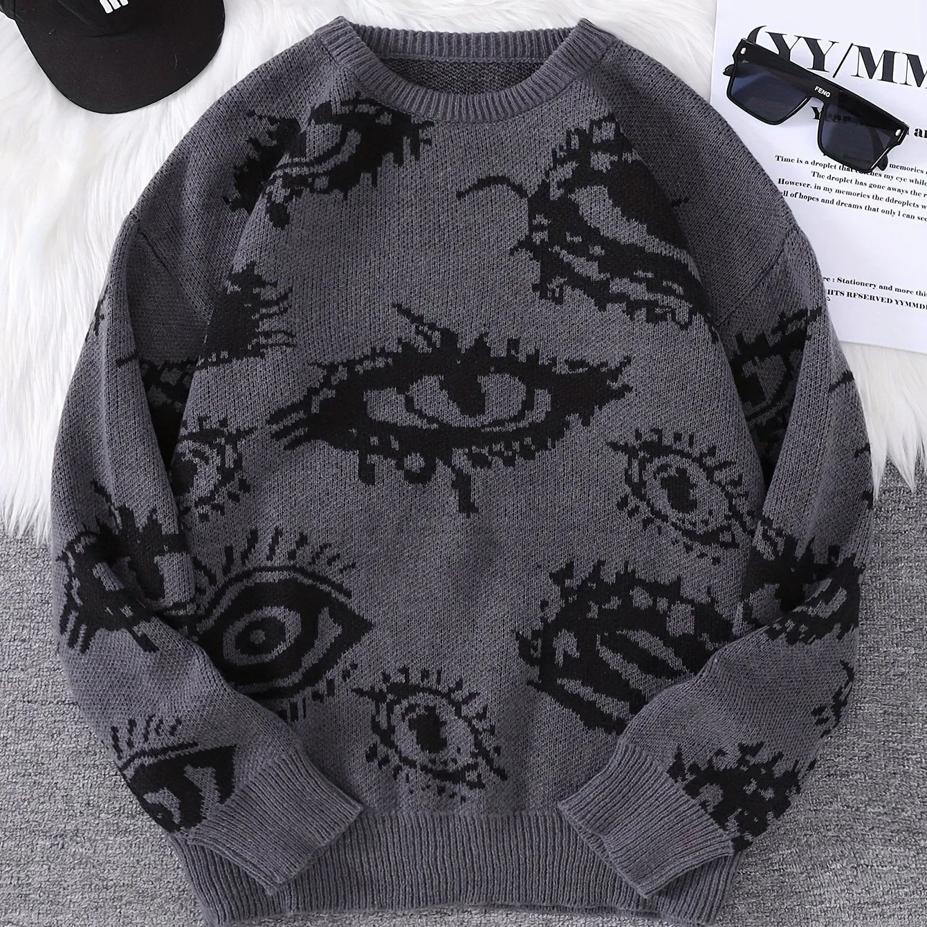 FENMAR | Graphic Autumn/Winter Sweater with Long Sleeves