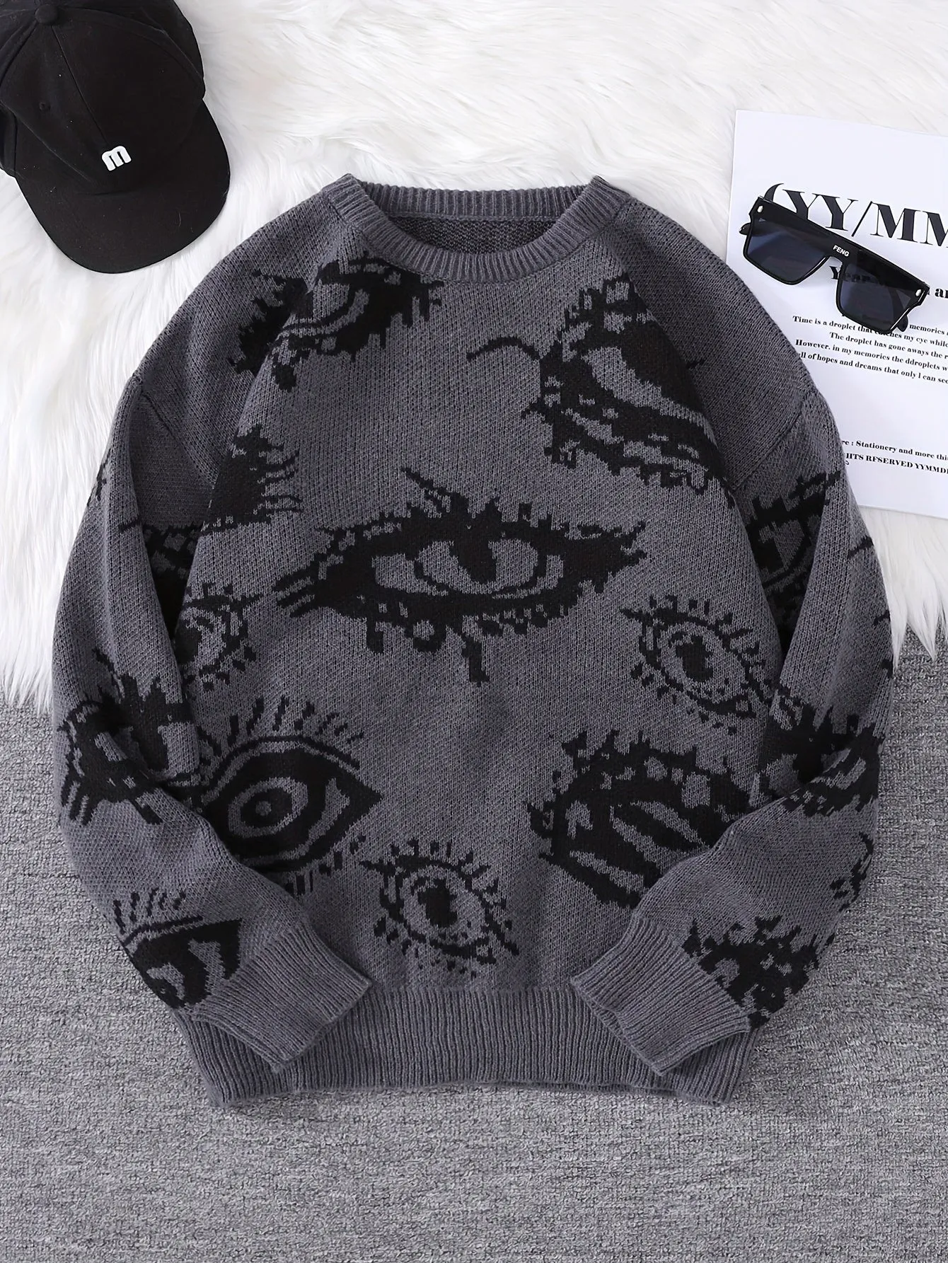 FENMAR | Graphic Autumn/Winter Sweater with Long Sleeves