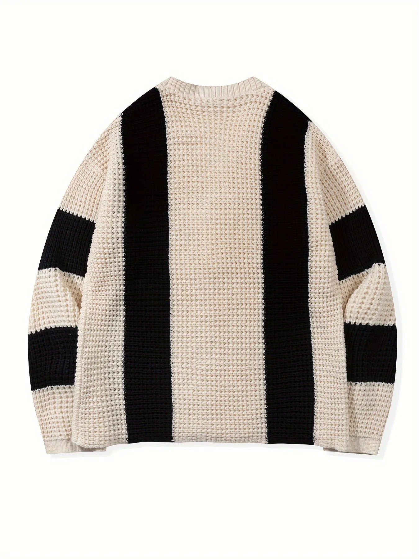 FENRICK | Mens Knitted Cardigan with Color Blocks