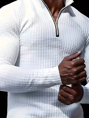 FENZARO | Solid Knitted Turtleneck Sweater for Men