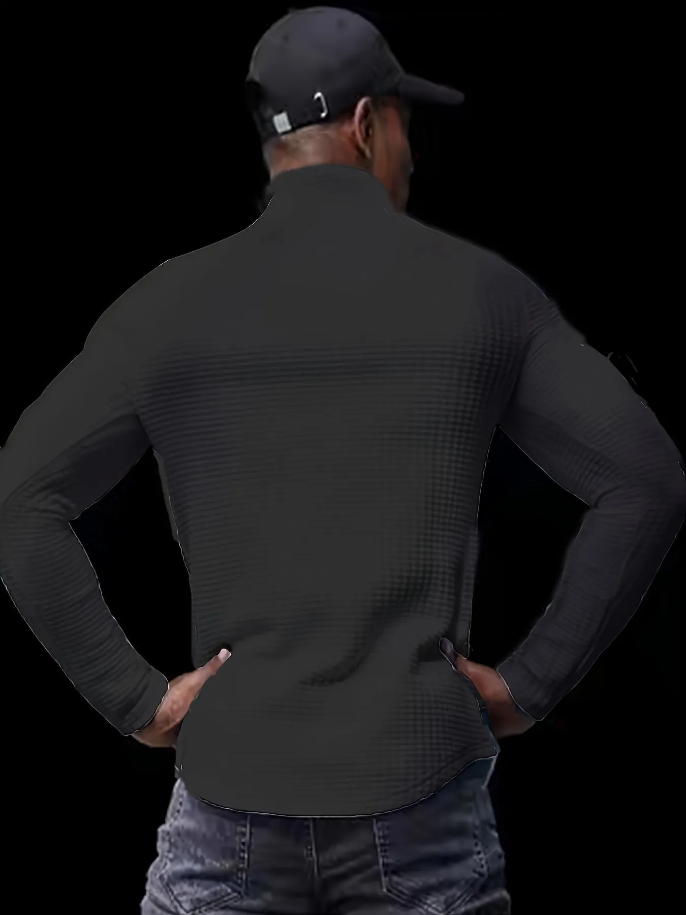 FENZARO | Solid Knitted Turtleneck Sweater for Men