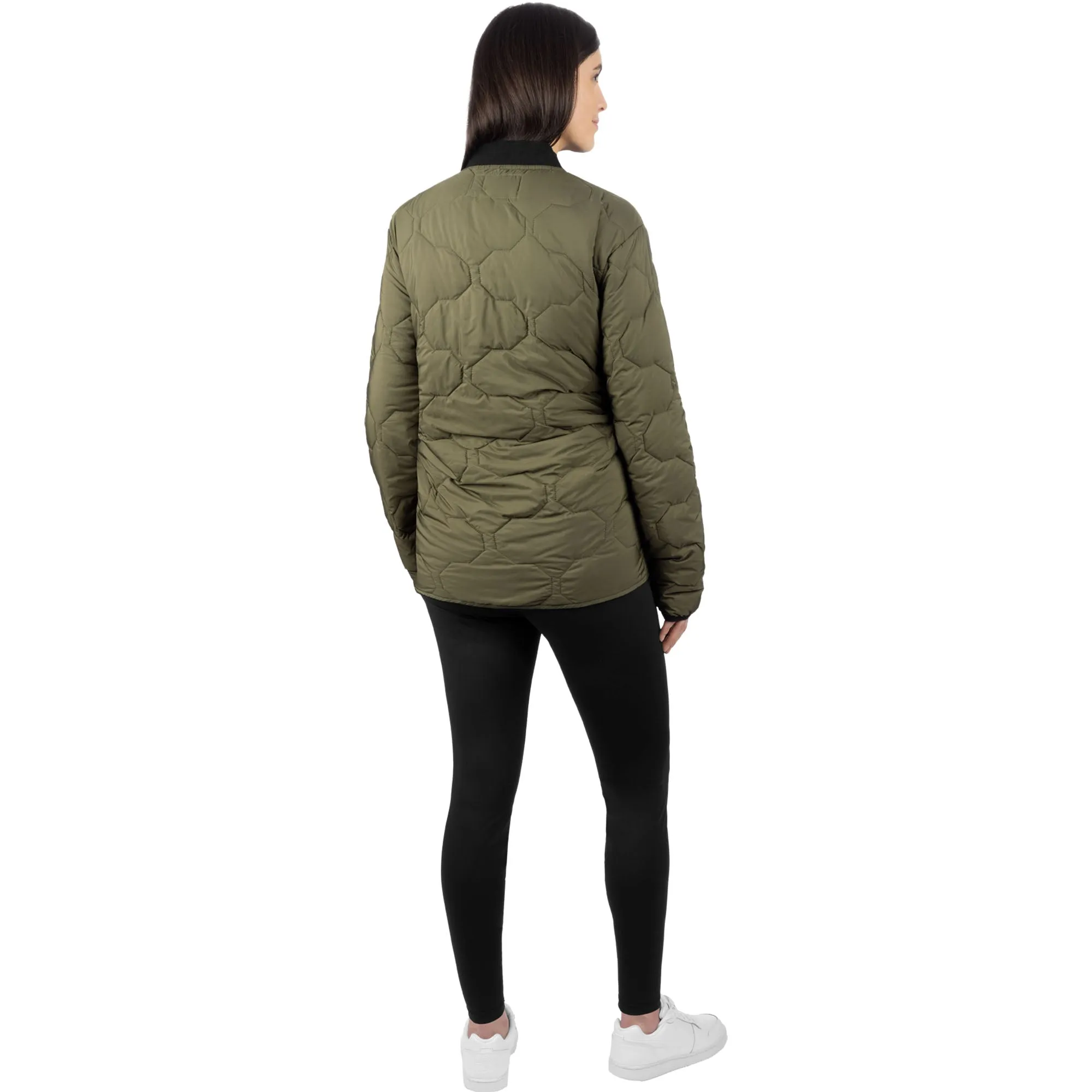 FXR Rig Quilted Jacket Moss/Black Green