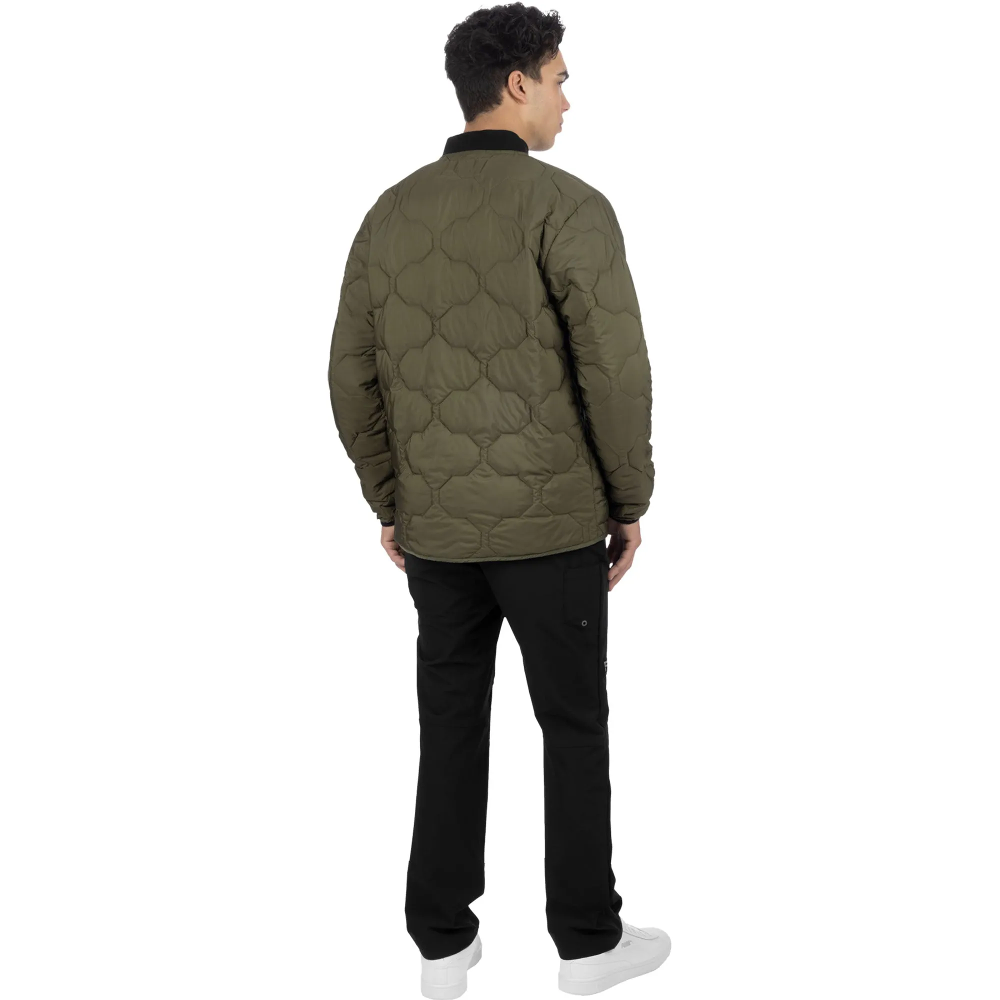 FXR Rig Quilted Jacket Moss/Black Green