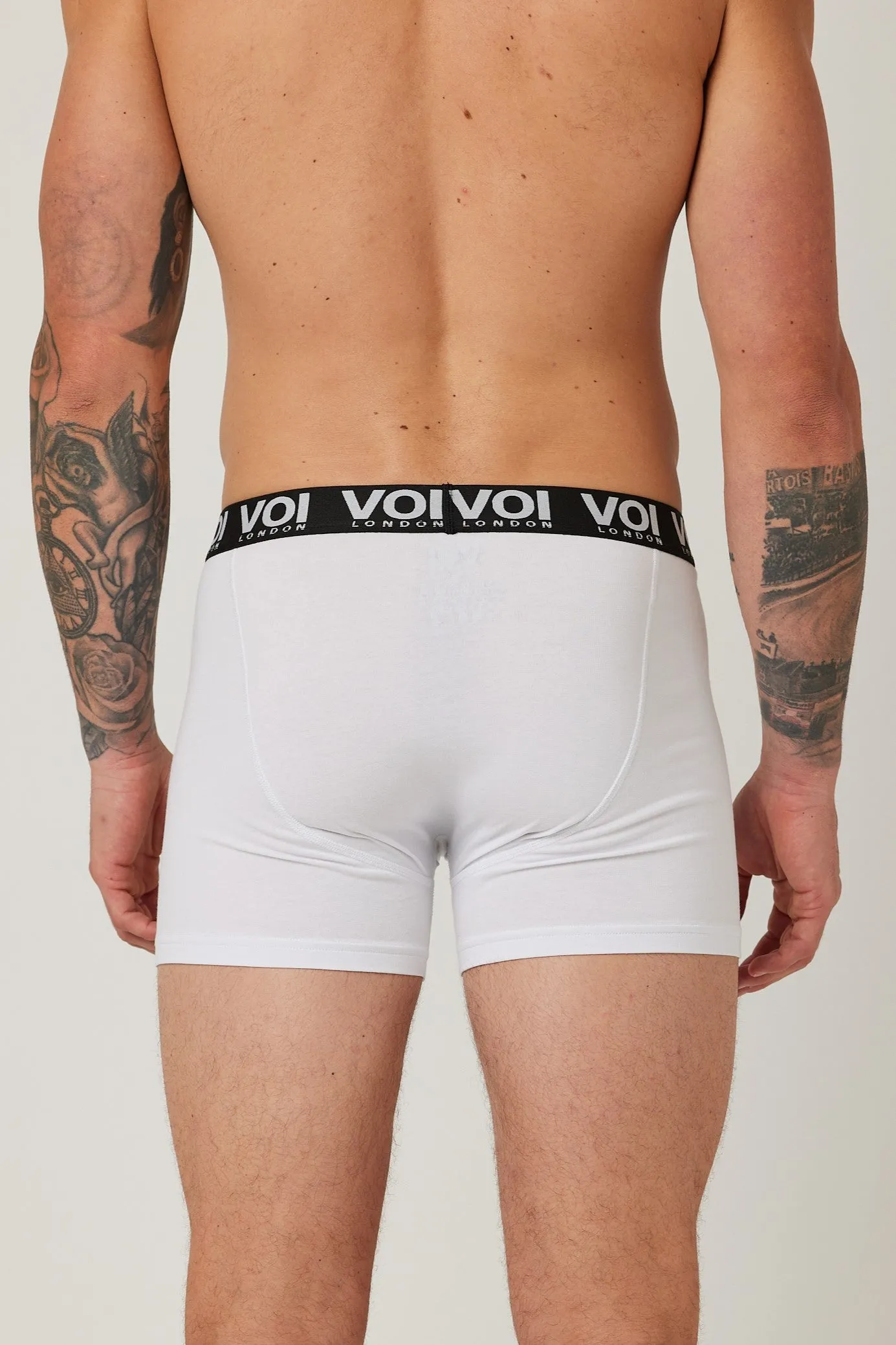 Hertford 3 Pack Boxers - White