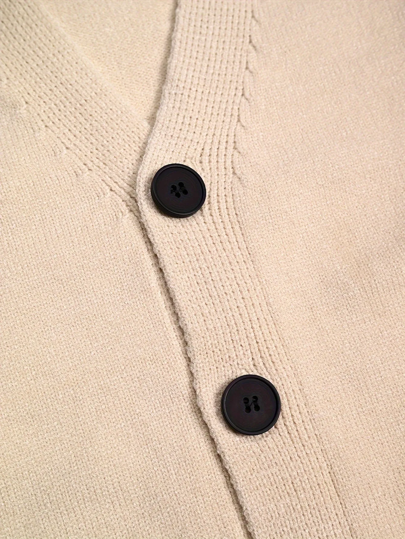 JARLON | Solid Knitted Mens Cardigan