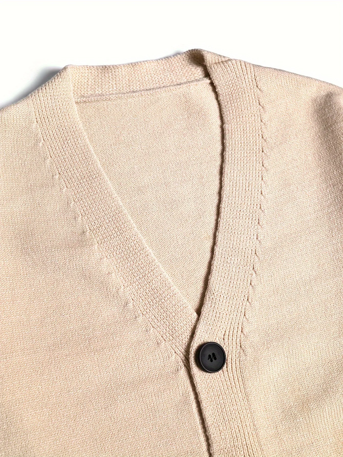 JARLON | Solid Knitted Mens Cardigan