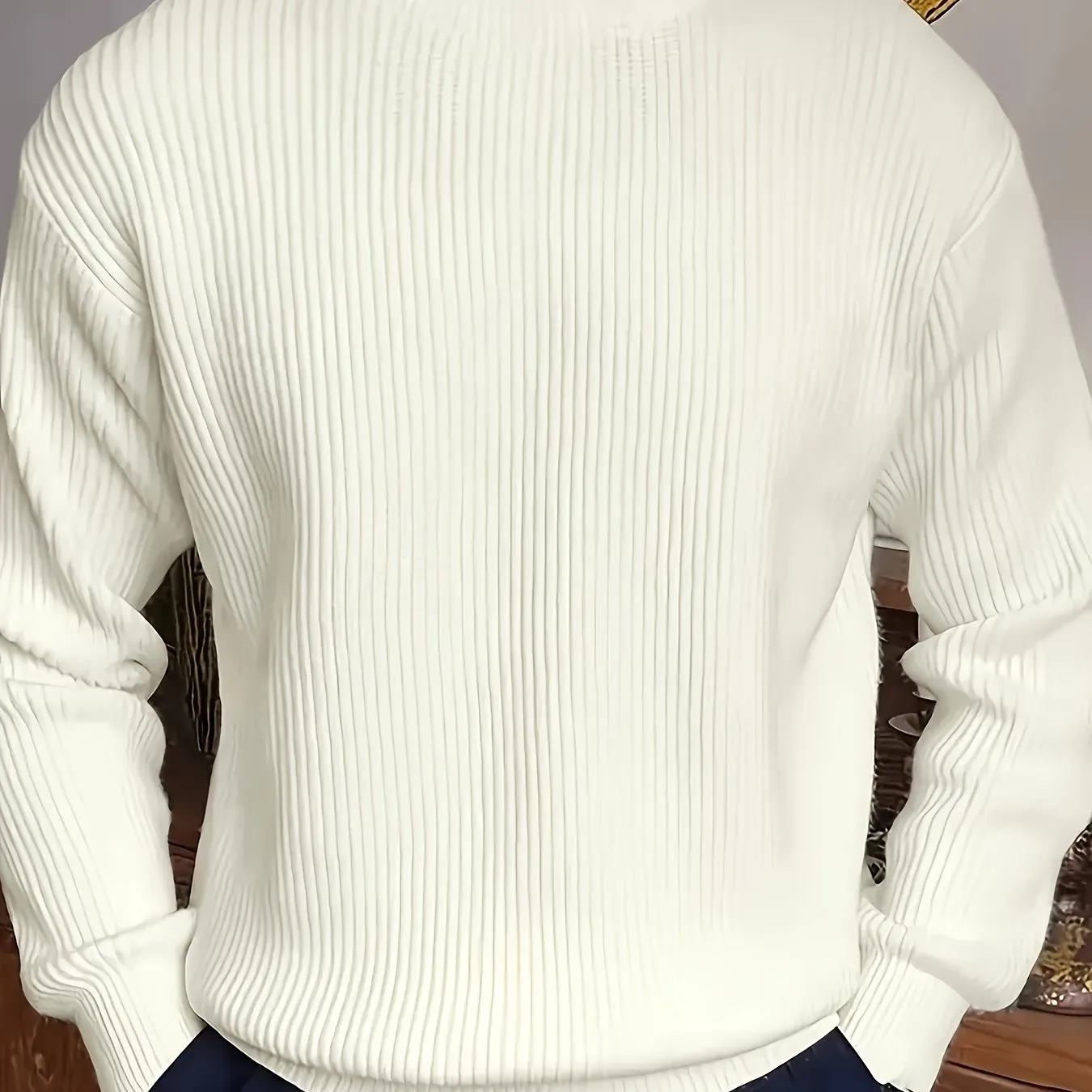 LAURIS | Casual Mens Pullover with Round Neck
