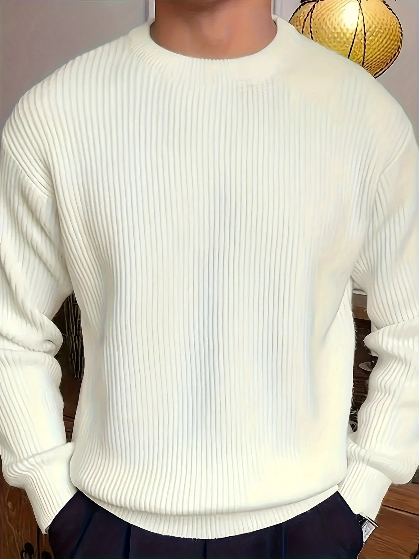 LAURIS | Casual Mens Pullover with Round Neck