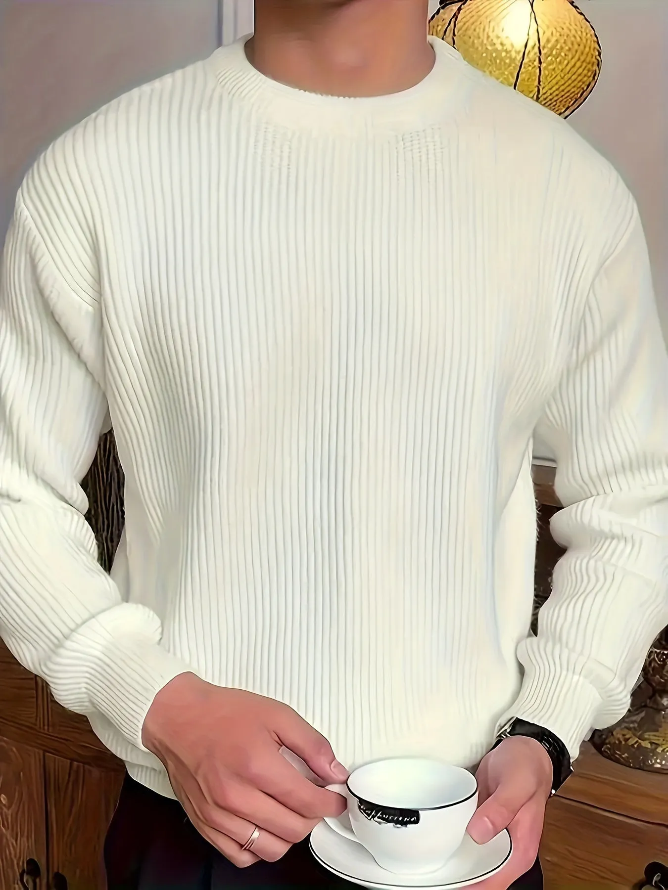 LAURIS | Casual Mens Pullover with Round Neck