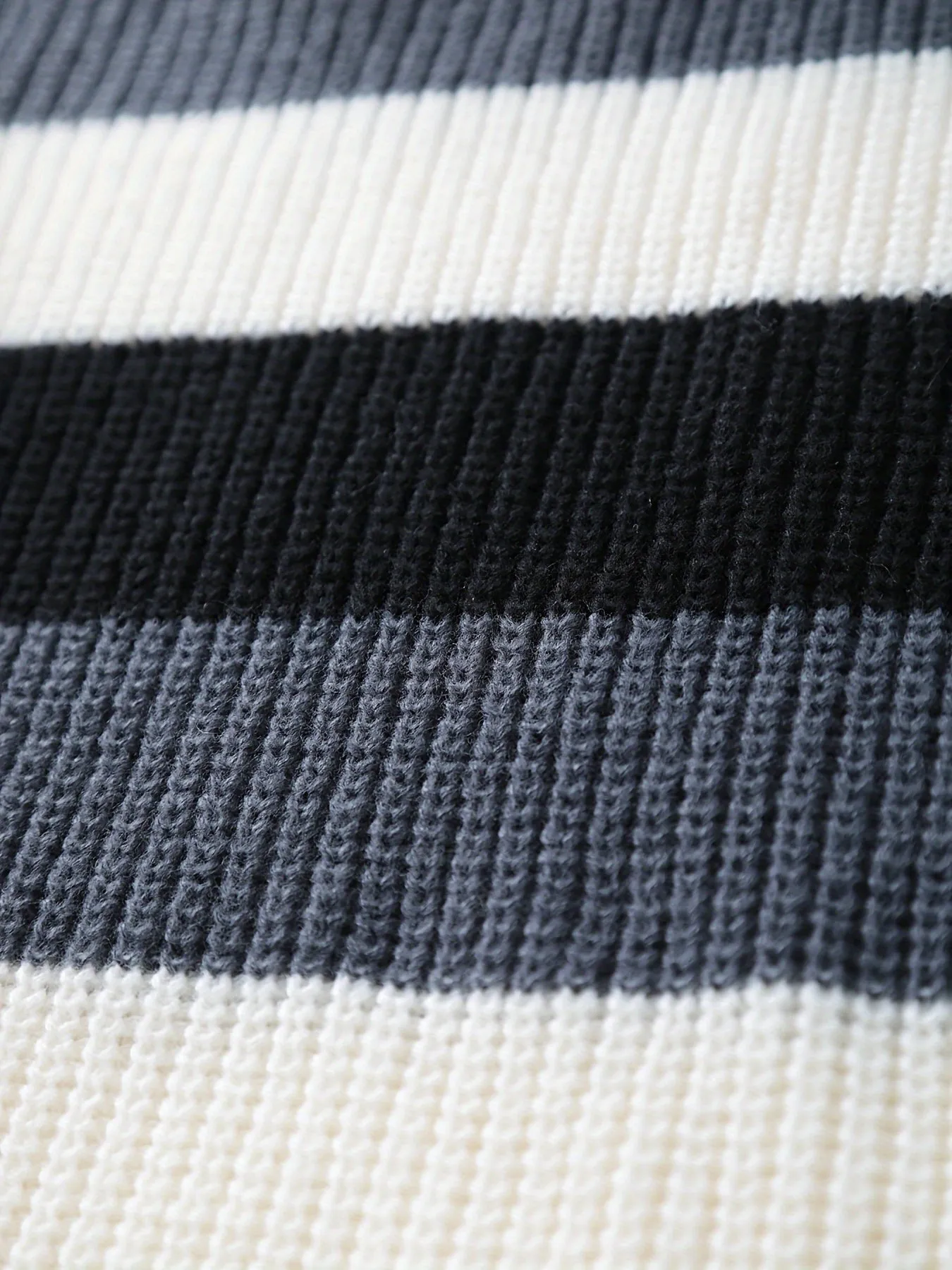LORVEN | Stylish Striped Knitted Mens Vest