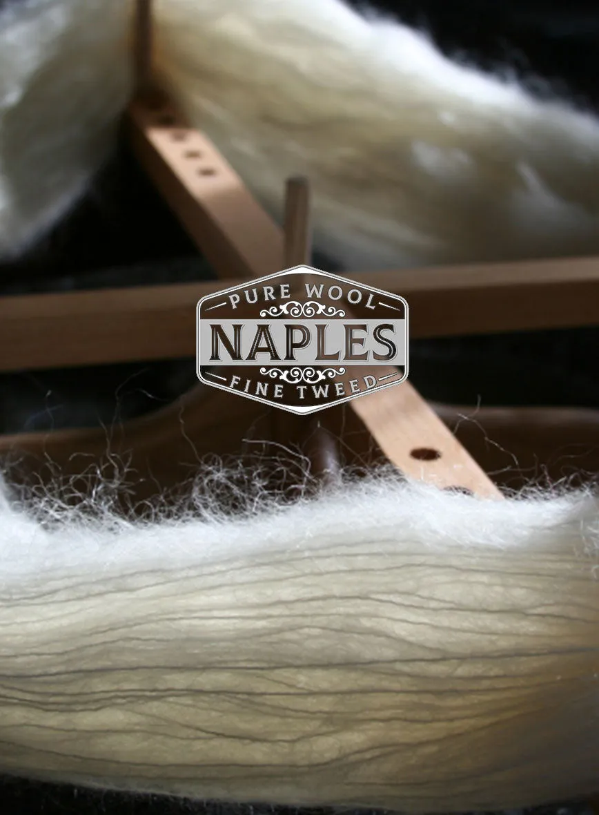 Naples Fiery Orange Tweed Jacket