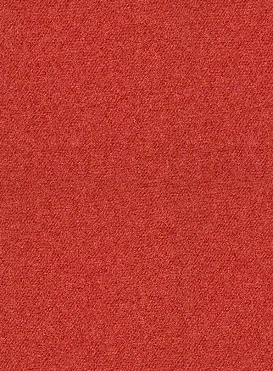 Naples Fiery Orange Tweed Jacket