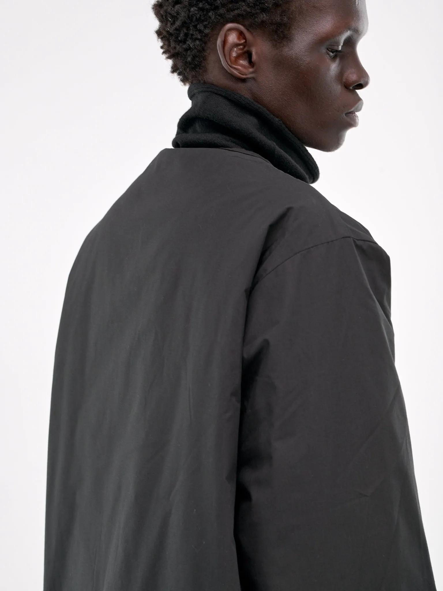 Reversible Down Cardigan (SUAF361U-CHARCOAL)