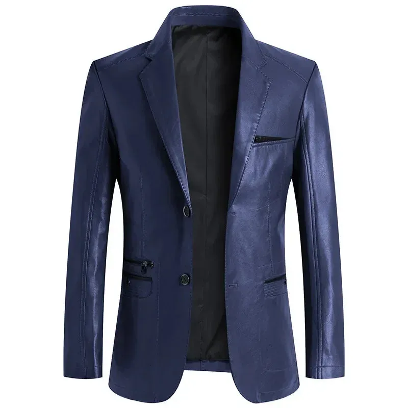 RICHY LEATHER BLAZER