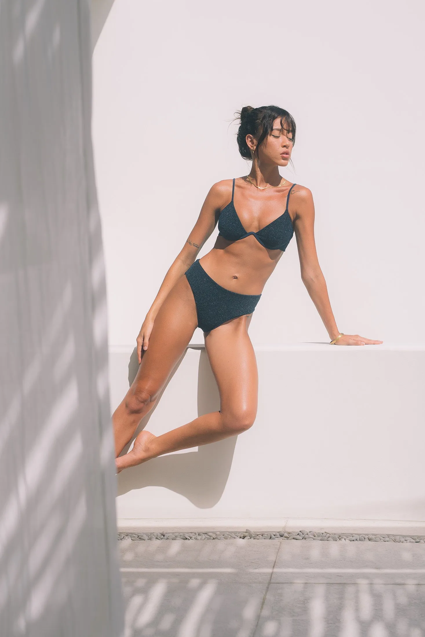 Stardust ~ Low-Waist Pantie - Navy