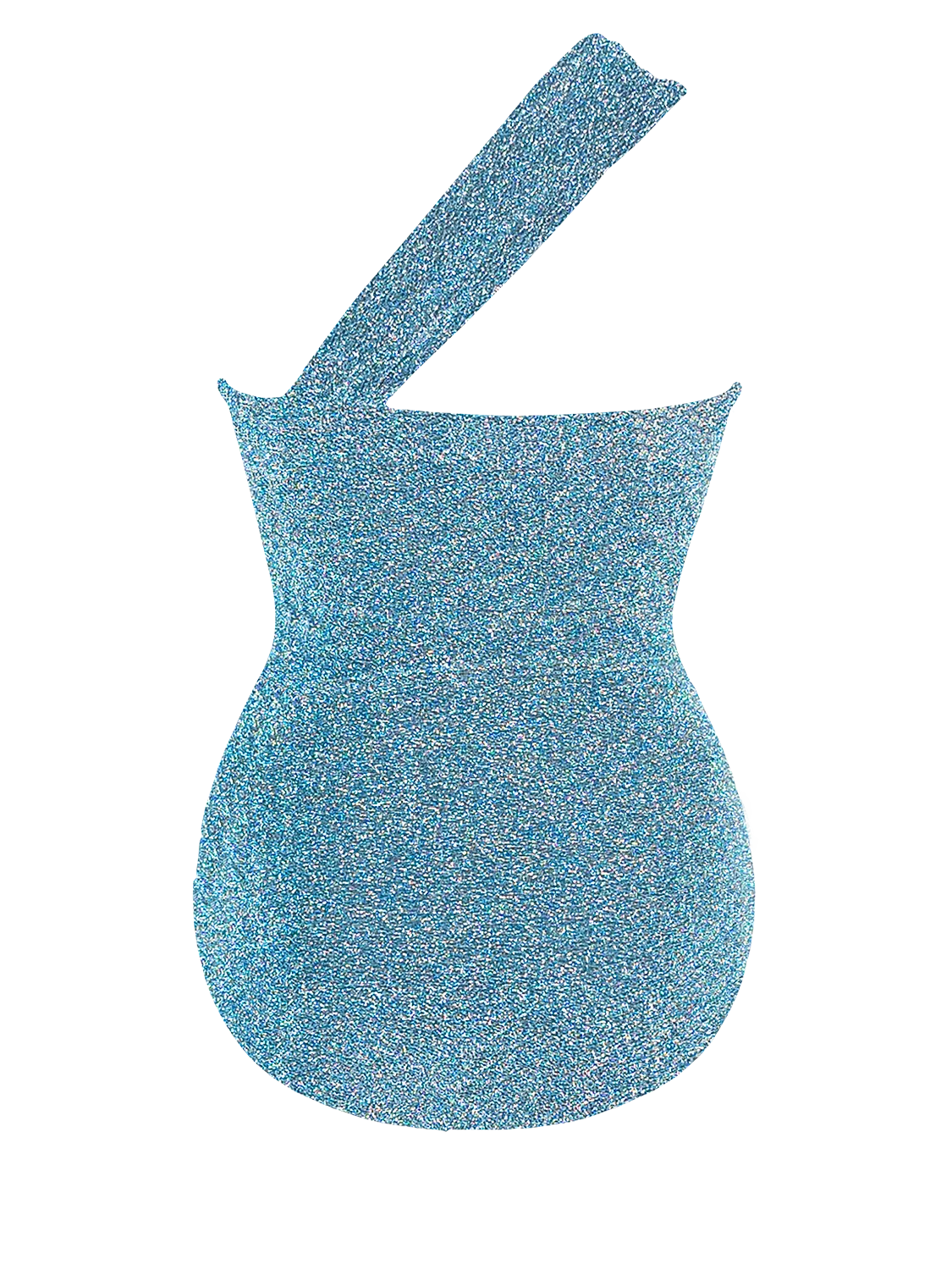 Stardust ~ One Shoulder One-piece - Baby Blue