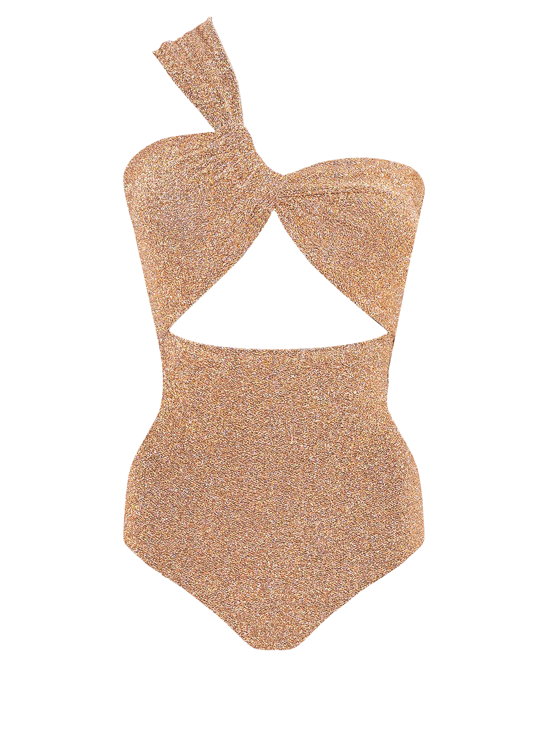 Stardust ~ One Shoulder One-piece - Light Copper