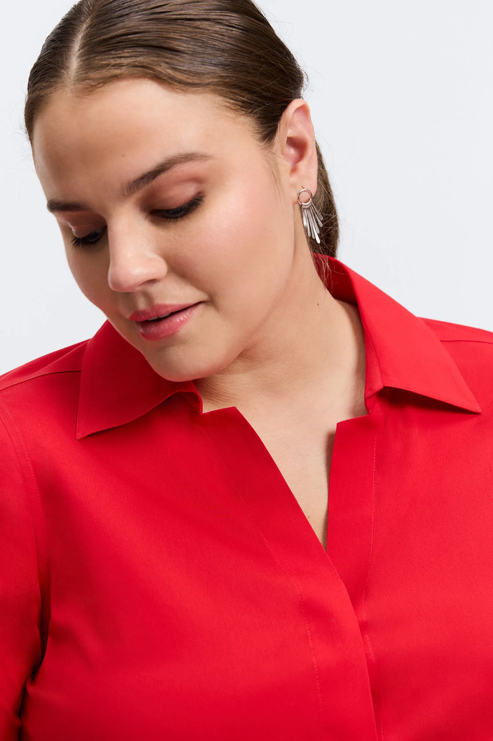 Taylor Plus Essential Stretch No Iron Shirt