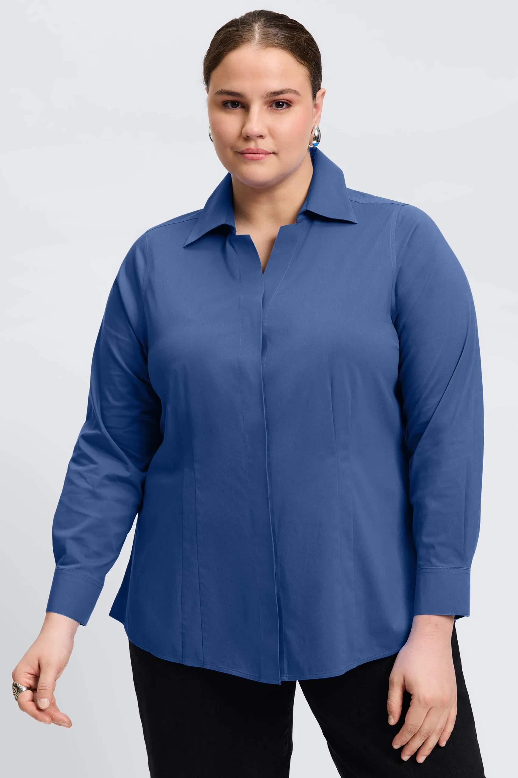 Taylor Plus Essential Stretch No Iron Shirt