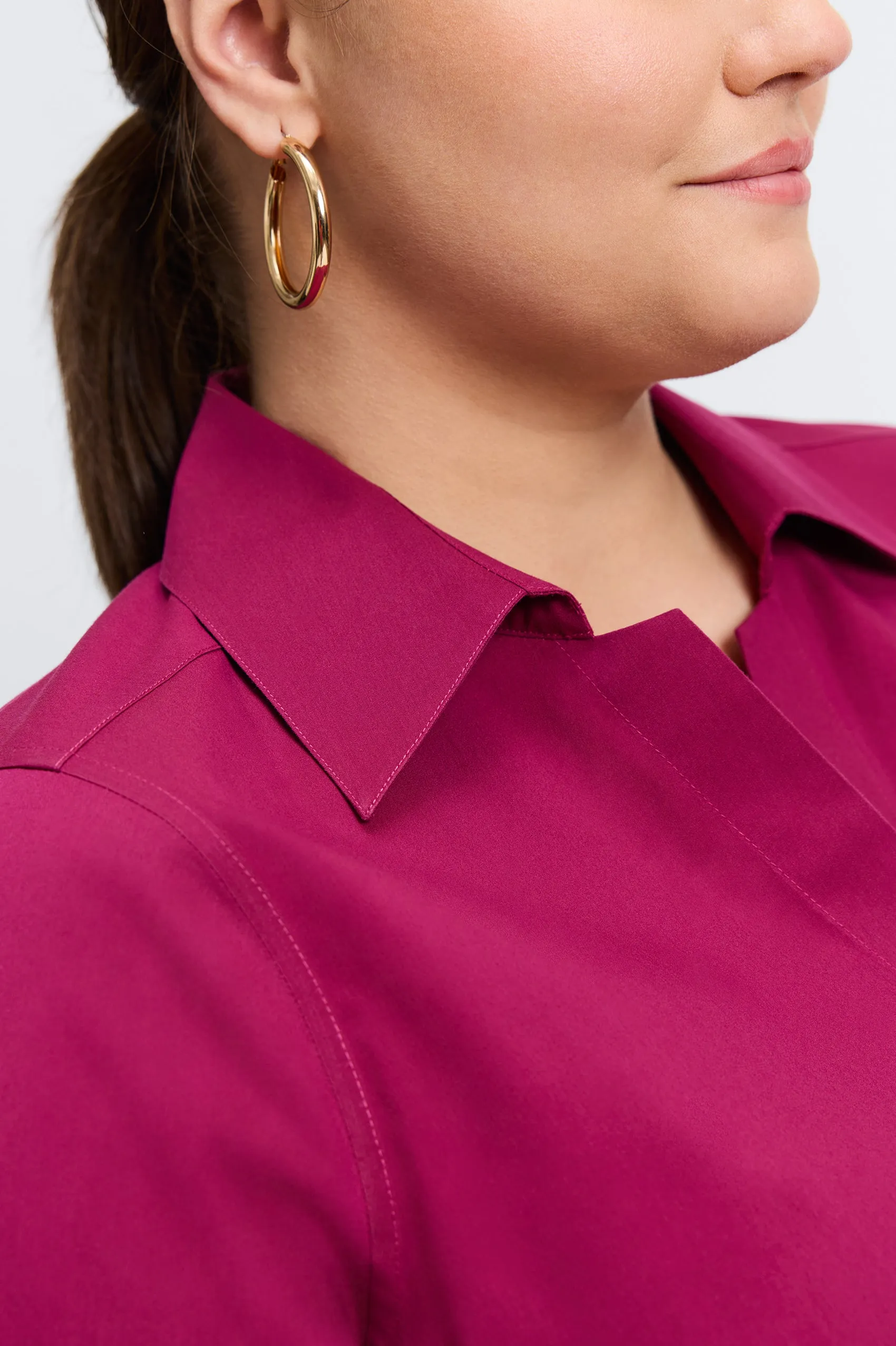 Taylor Plus Essential Stretch No Iron Shirt