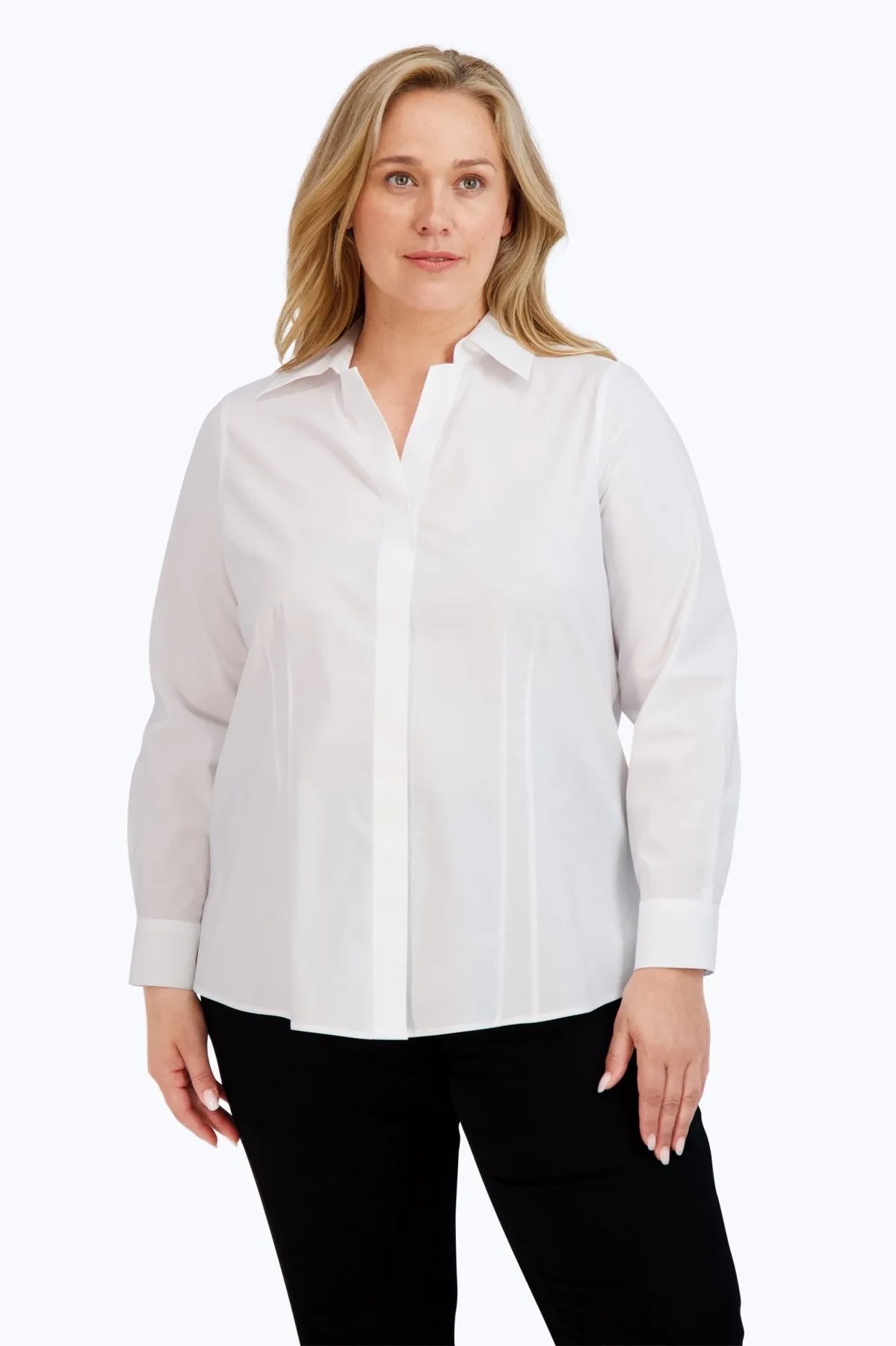 Taylor Plus Essential Stretch No Iron Shirt
