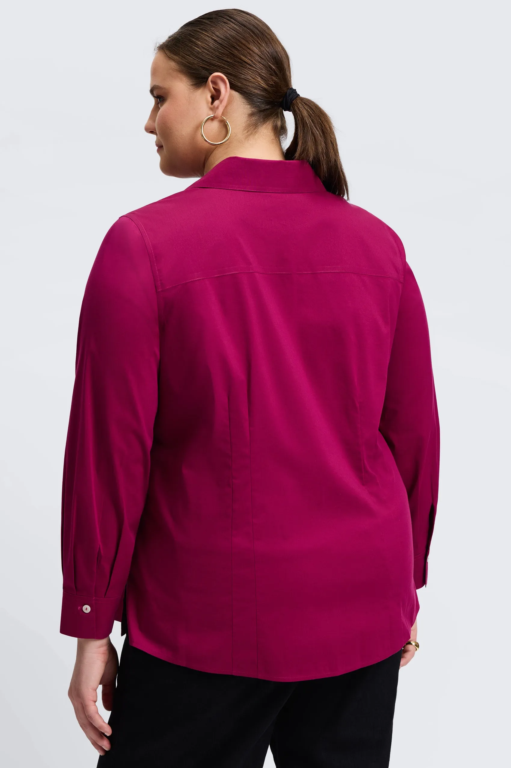 Taylor Plus Essential Stretch No Iron Shirt