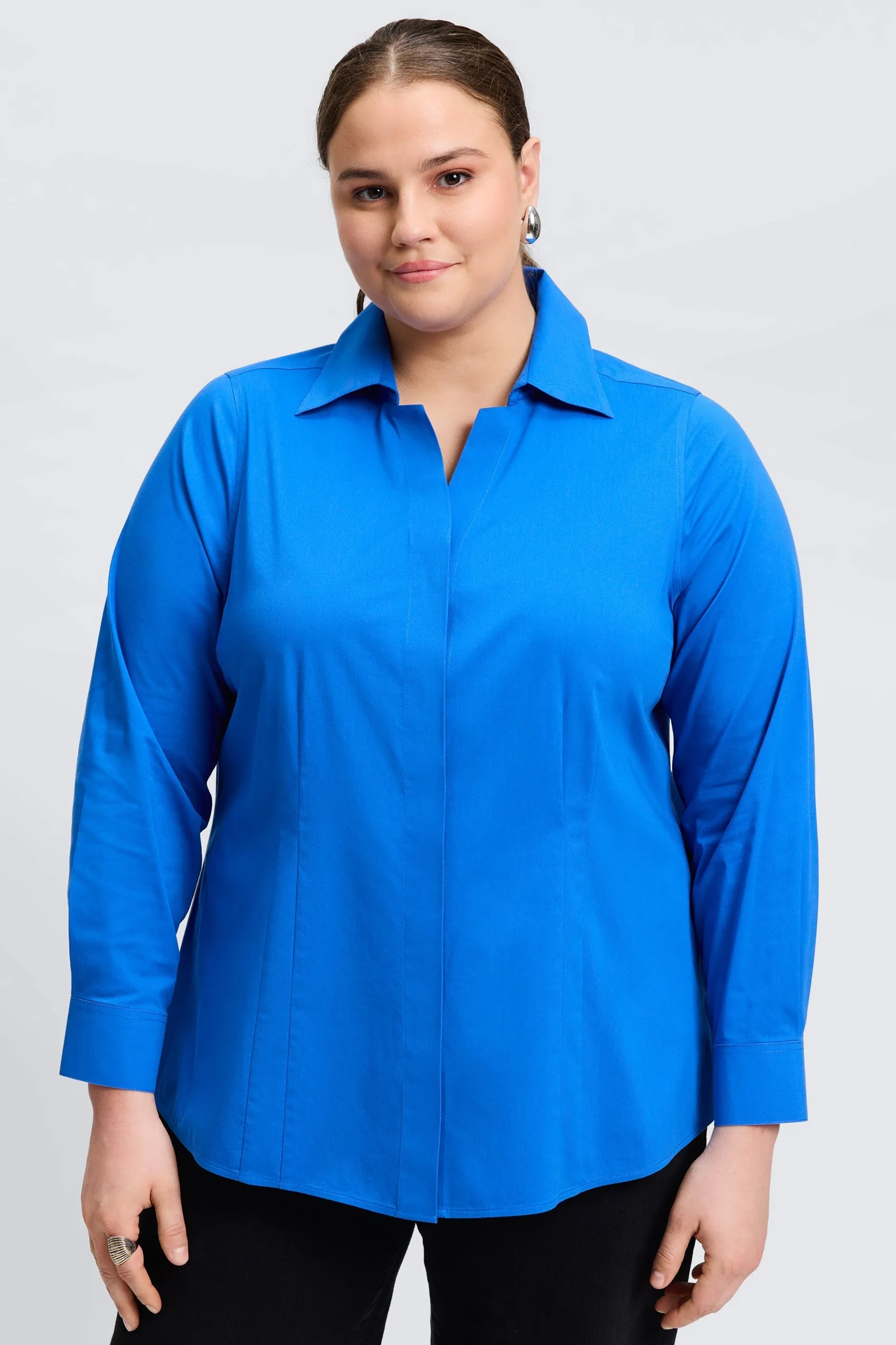 Taylor Plus Essential Stretch No Iron Shirt