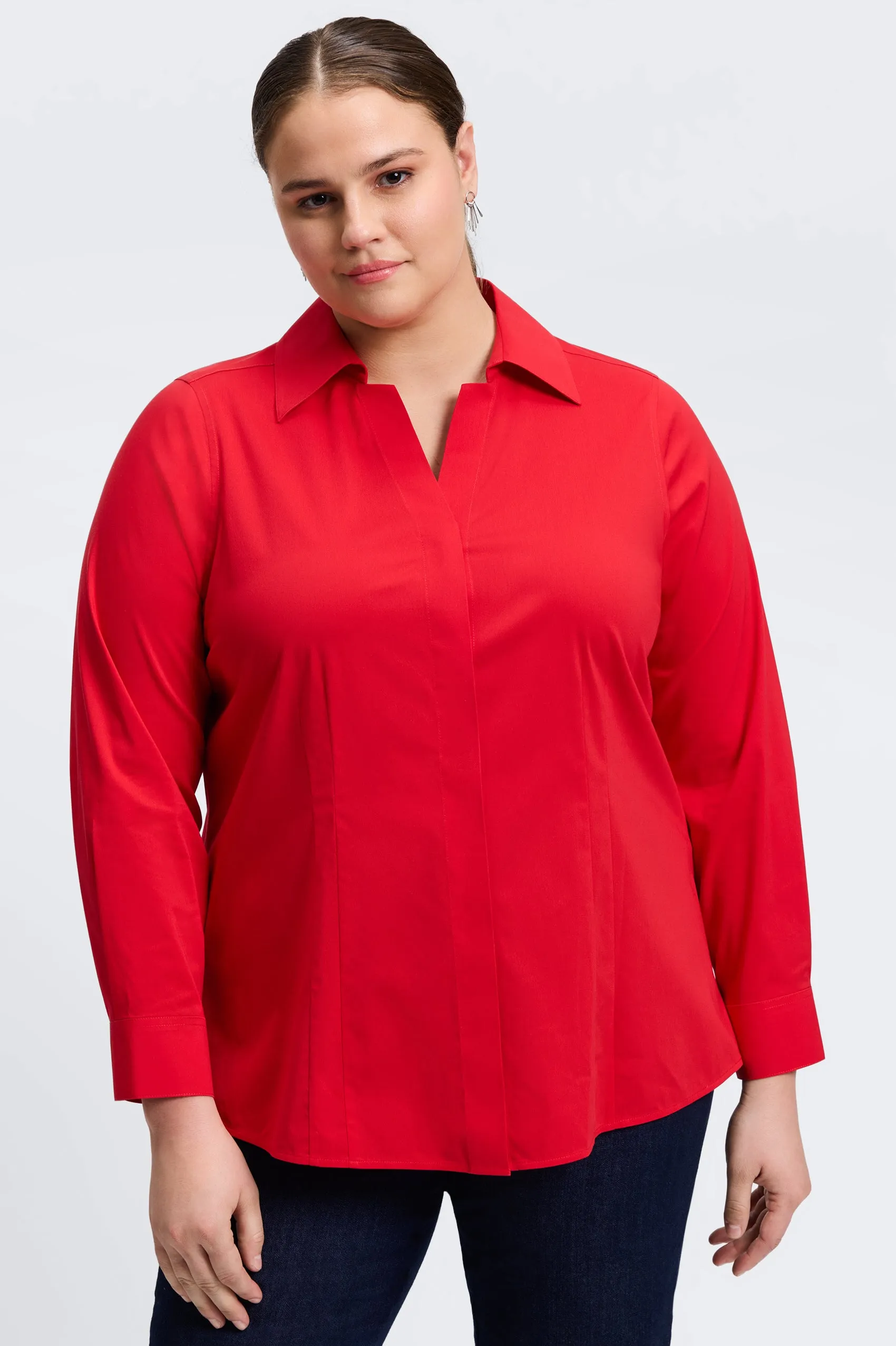 Taylor Plus Essential Stretch No Iron Shirt