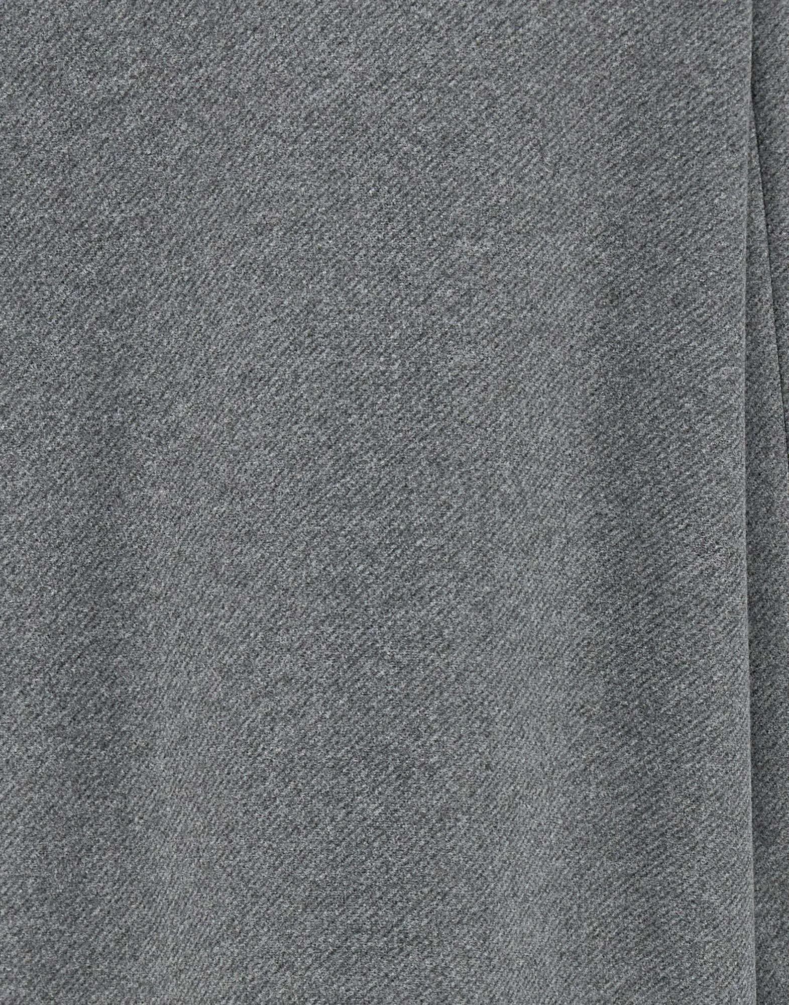 Women's Grey Cloth Double-Breasted Coat