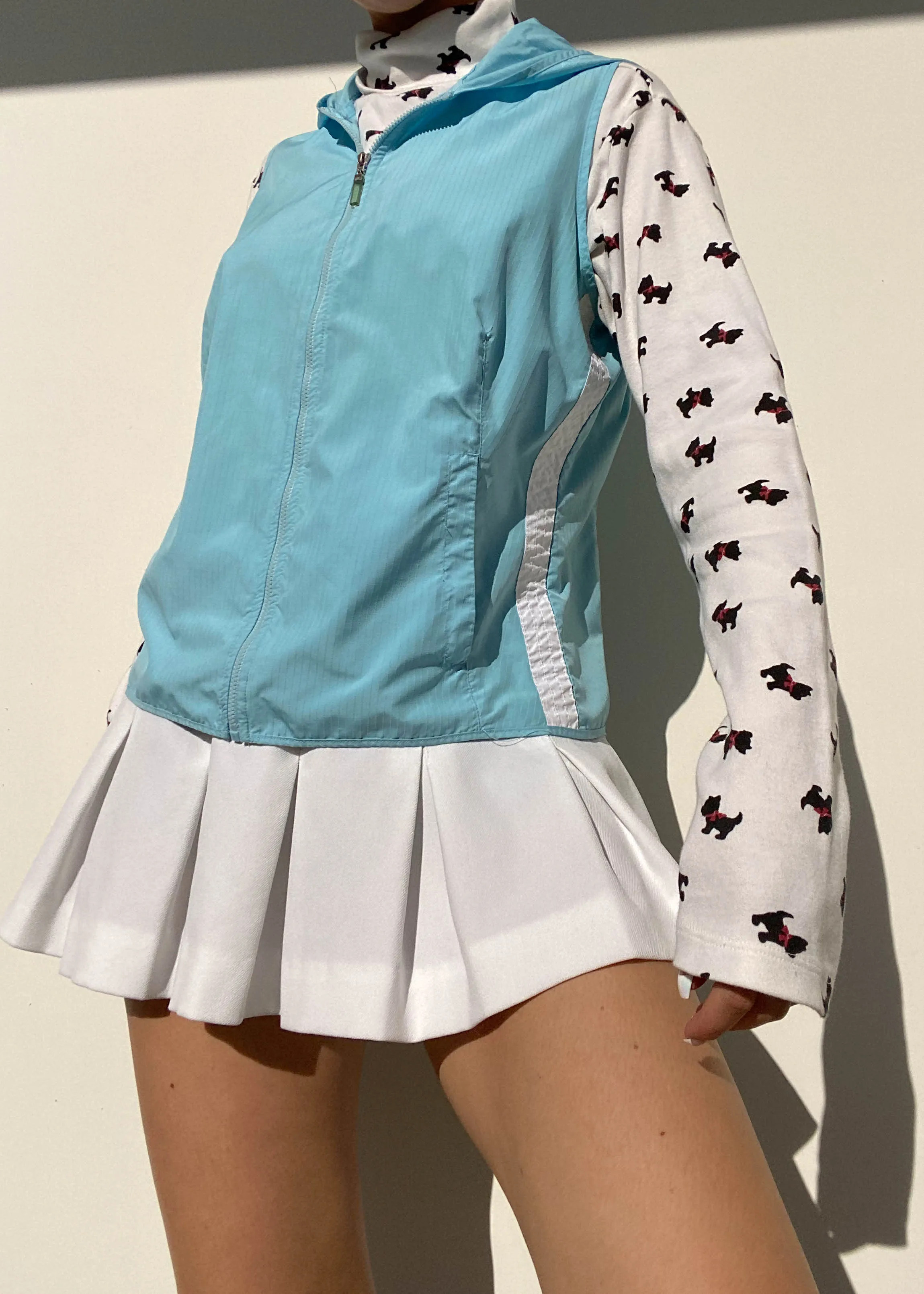 Y2k Baby Blue Lightweight Vest (S)